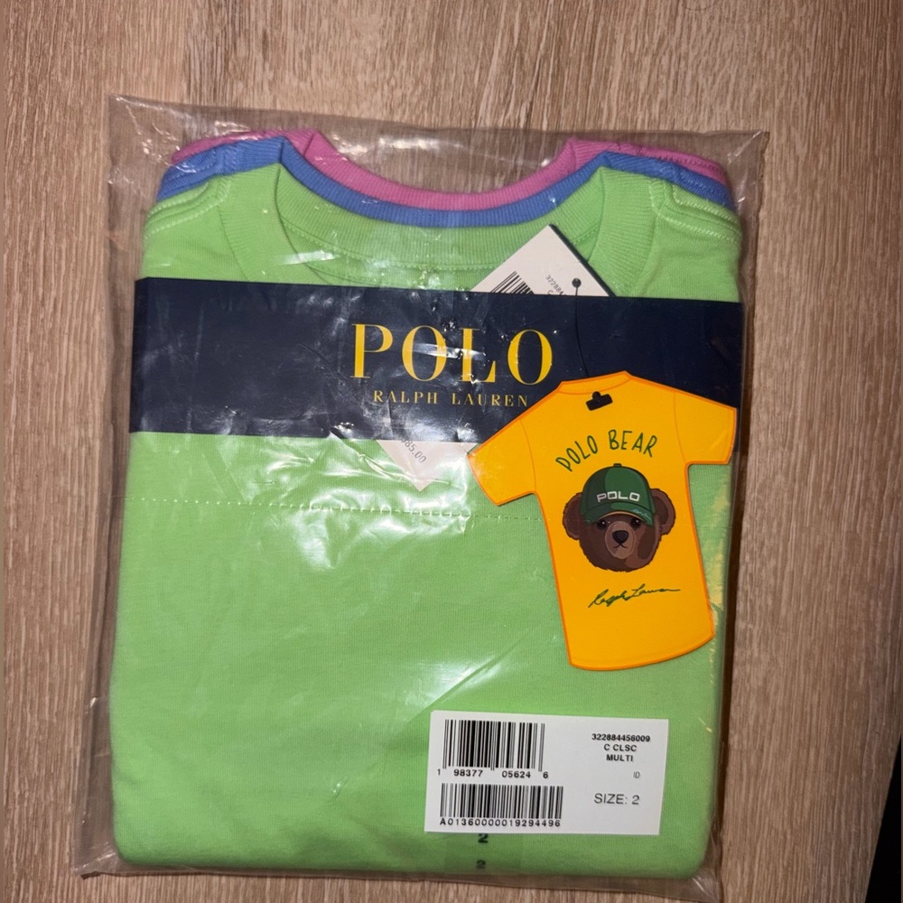 Polo Ralph Lauren Boys Cotton Jersey Crewneck Tee 3-Pack | Size 2T